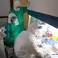 Lab technicians testing for the coronavirus disease (COVID-19) [NCDC]