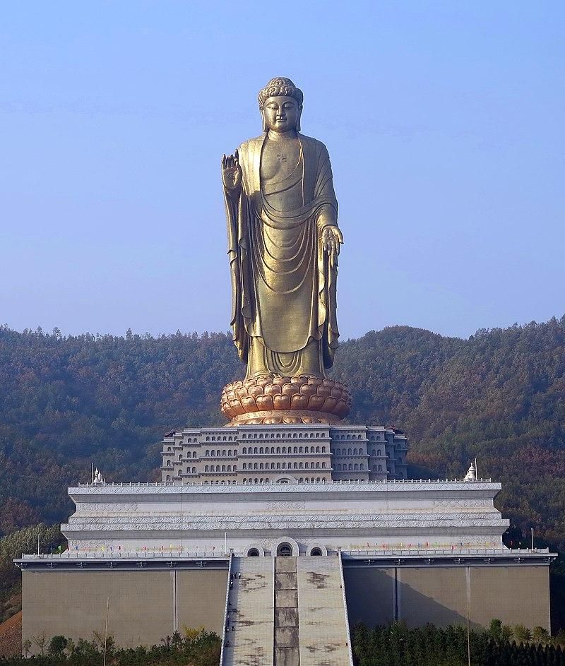 Spring Temple Buddha in China