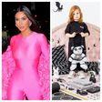 Kim alongside the troubling Balenciaga campaign [Twitter]