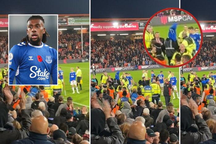 Everton fans were not happy with Alex Iwobi and his teammates following their 3-0 loss to Bournemouth