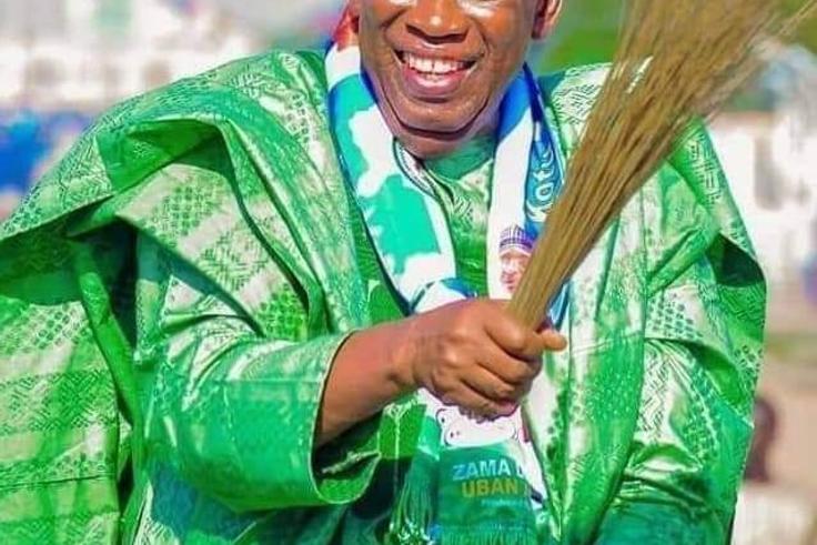 Former Governor of Kano State, Abdullahi Ganduje is the new National Chairman of the APC. [Daily Trust]
