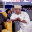 Former governor of Lagos state, Mr Babatunde Fashola (SAN) and Mr Mudashiru Obasa, Speaker of Lagos State House of Assembly (Credit: Nigeria news)