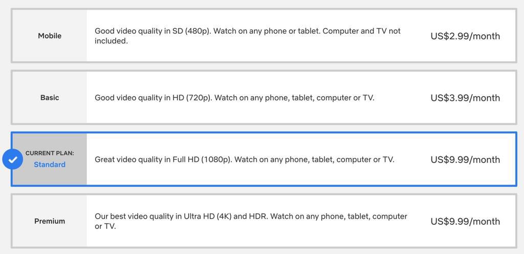 The price update will apply to select countries in Sub-Saharan Africa where Netflix is charged in USD.