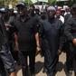 Atiku Abubakar leads PDP protest with other party party chieftains to INEC office (Guardian)