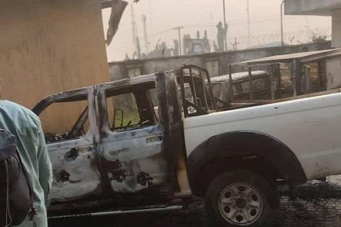 INEC-Office was attacked around 3 am on Monday. (Channels)