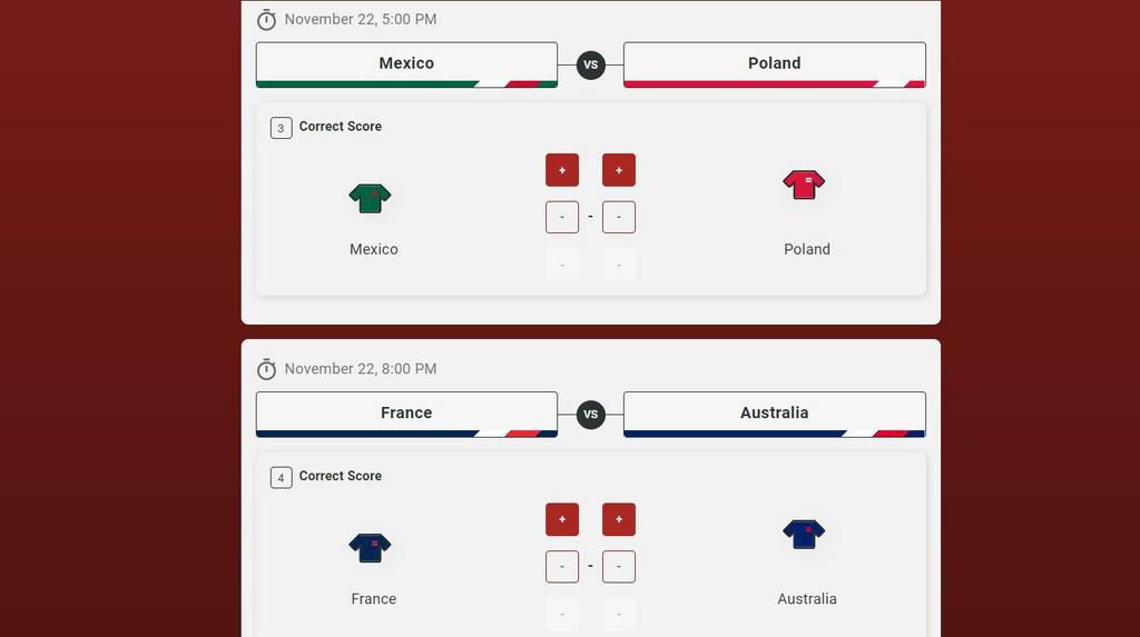 You are allowed only one entry per event