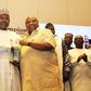 Chairman/Chief Executive of NDLEA, Mohamed Buba Marwa and Osun State governor, Ademola Adeleke. [Twitter:@ndleanigeria]