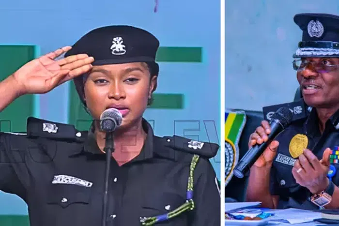 Mercy Isoyip, known as Descushiel and Inspestor General of Police, Kayode Egbetokun