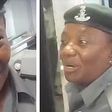 The Customs officer is seen demanding N5,000 bribe from a passenger at the Lagos airport [ChannelsTV]
