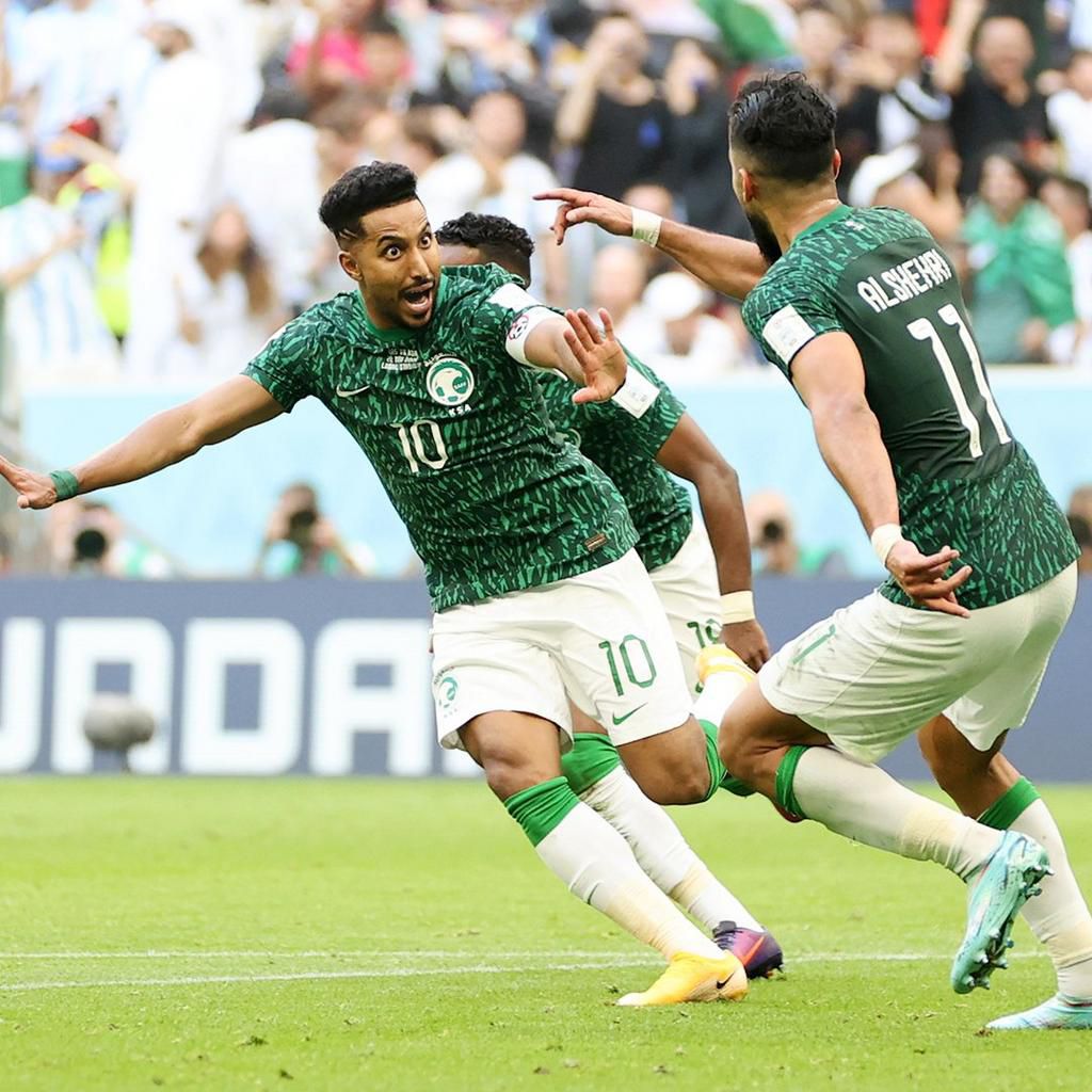 Salem Al-Dawsari gave Saudi Arabia a shock 2-1 lead against Argentina
