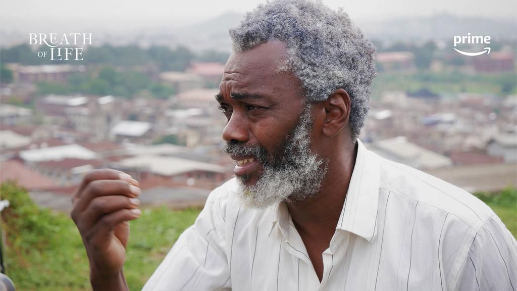 Wale Ojo on the set of Prime Video’s 'Breath of Life' [Prime Video]