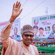 President Muhammadu Buhari's proceeded to a rally organized by his party the All Progressives Congress (APC) after the commissioning of the Zik's Mausoleum in Onitsha. [The News]