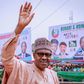 President Muhammadu Buhari's proceeded to a rally organized by his party the All Progressives Congress (APC) after the commissioning of the Zik's Mausoleum in Onitsha. [The News]