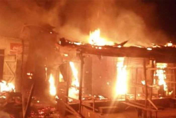 Another fire outbreak at Shiashie destroys over 100 kiosks