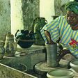 The famous Ladi Kwali making pottery [ClassNotes]
