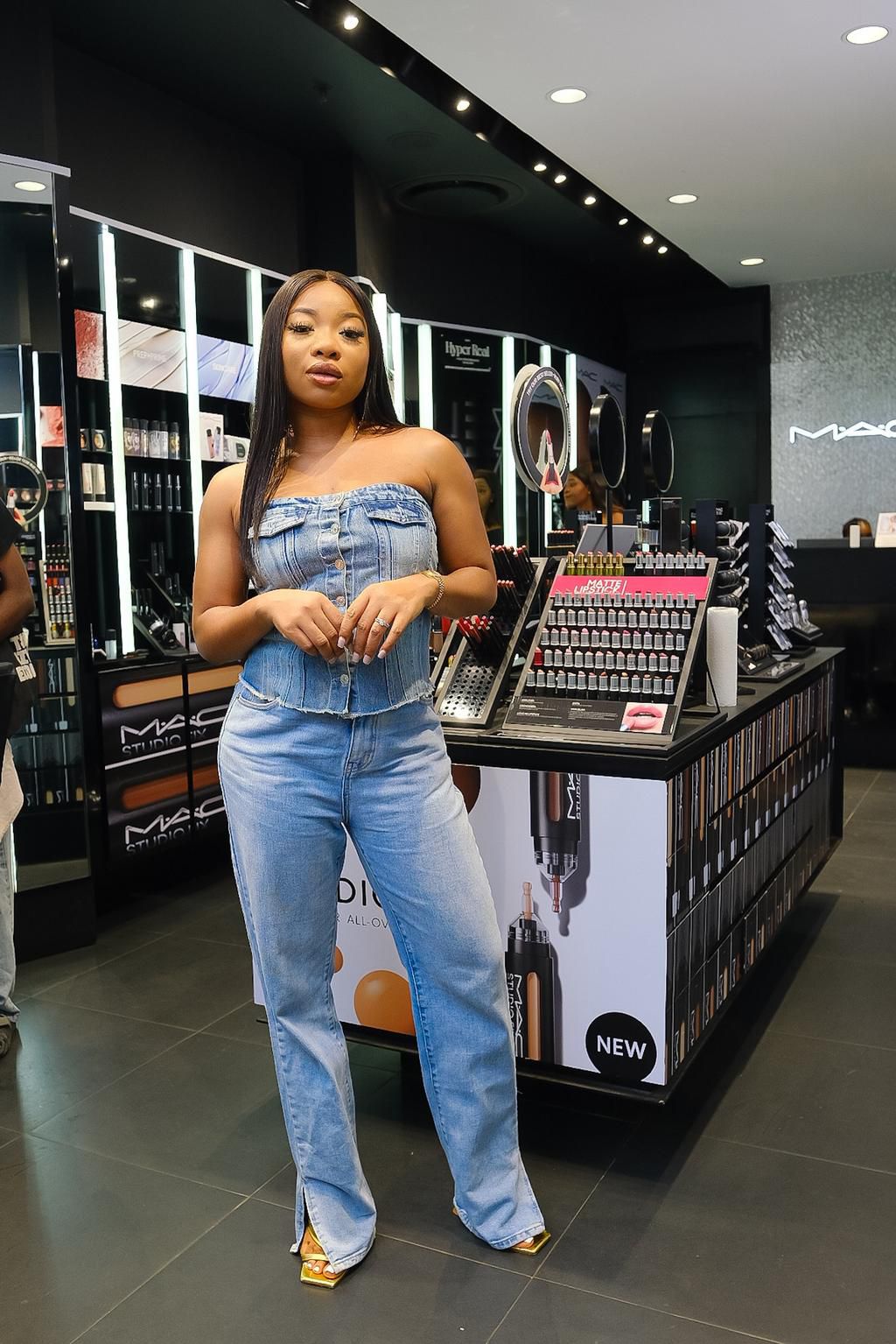 MAC Nigeria launched studio fic every-wear all-over face pen with makeup artists and influencers