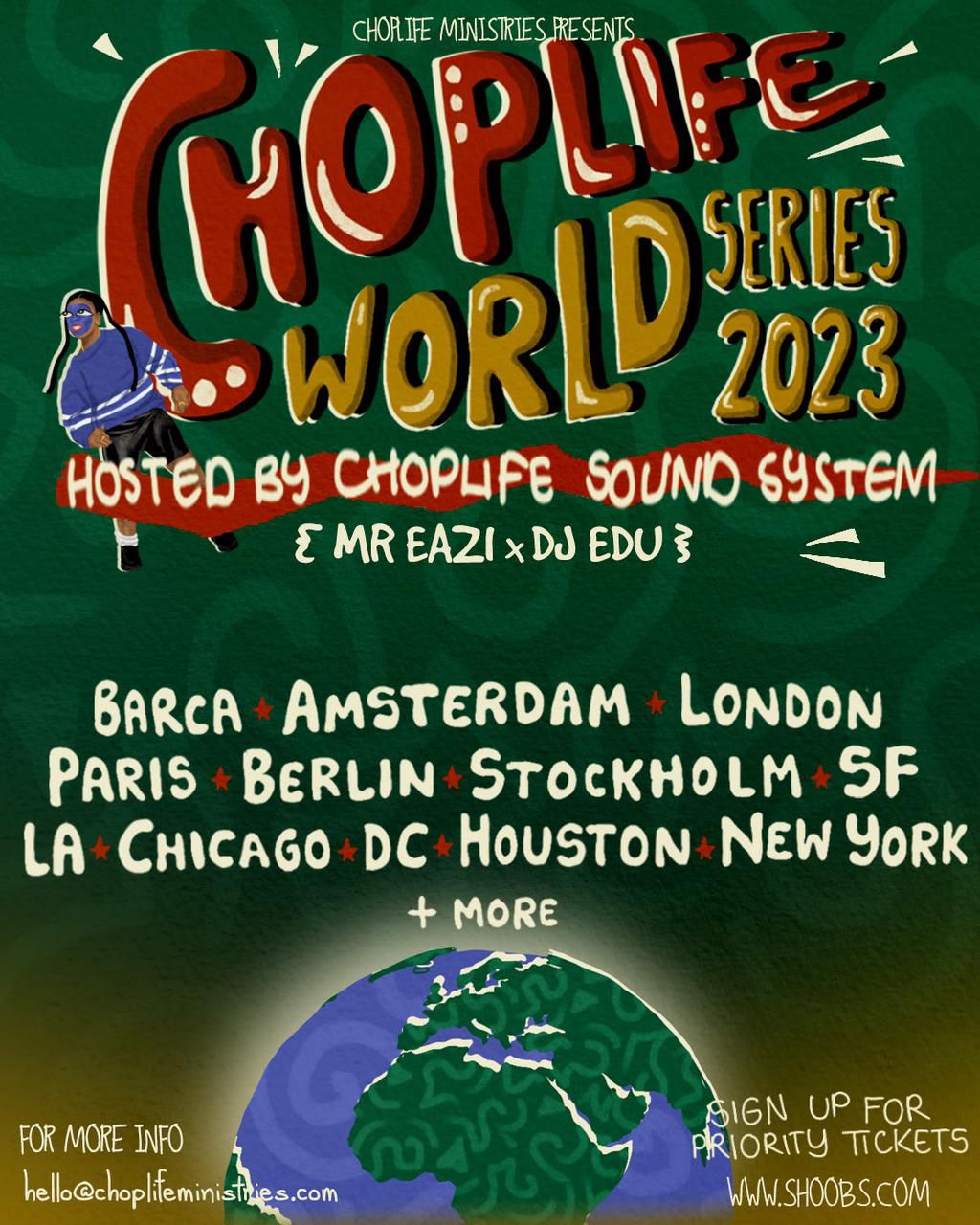 Choplife Soundsystem World Tour 2023