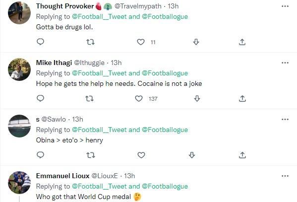 Fans react on social media to Samuel Eto'o's statement on Thierry Henry