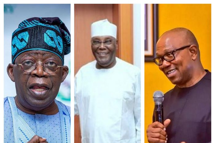 Tinubu, Atiku and Obi have their peculiar style [Instagram]