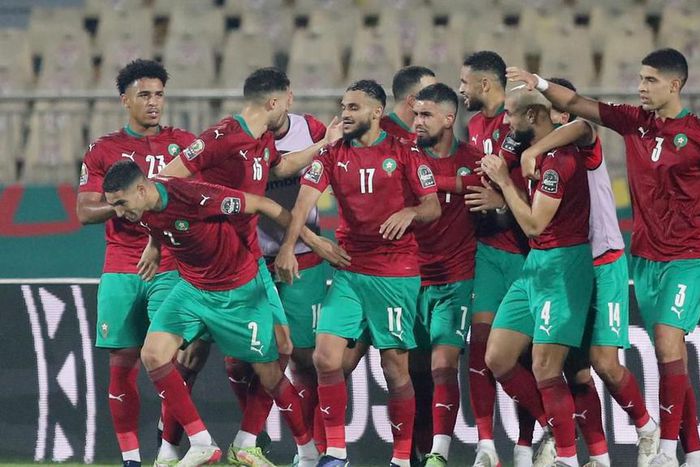 Morocco team celebrating