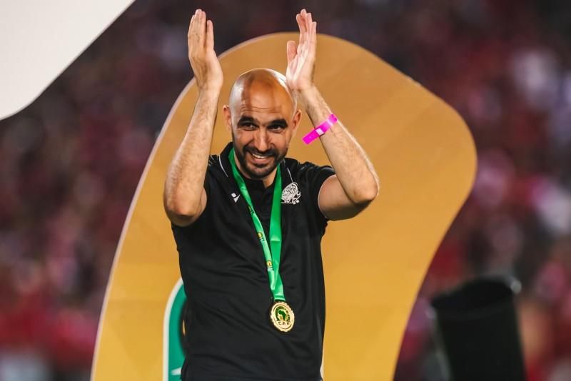 Walid Regragui helped Wydad Casablanca win their CAF Champions League
