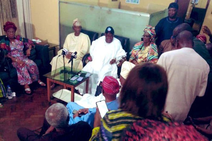 Chief Bode George and President-elect, Asiwaju Bola Tinubu.