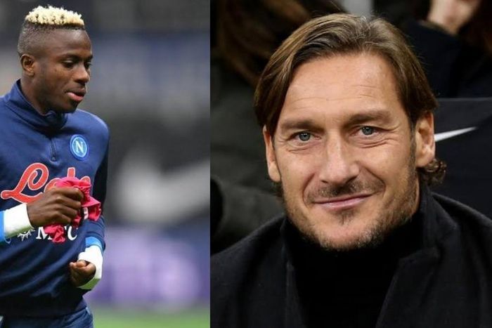 Former AS Roma captain and legendary Italian midfielder Francesco Totti has heaped praises on Victor Osimhen