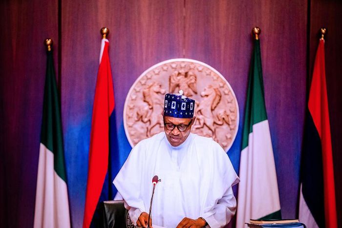 President Buhari presides over FEC meeting on Wednesday, September 16, 2020 (Tolani Alli)