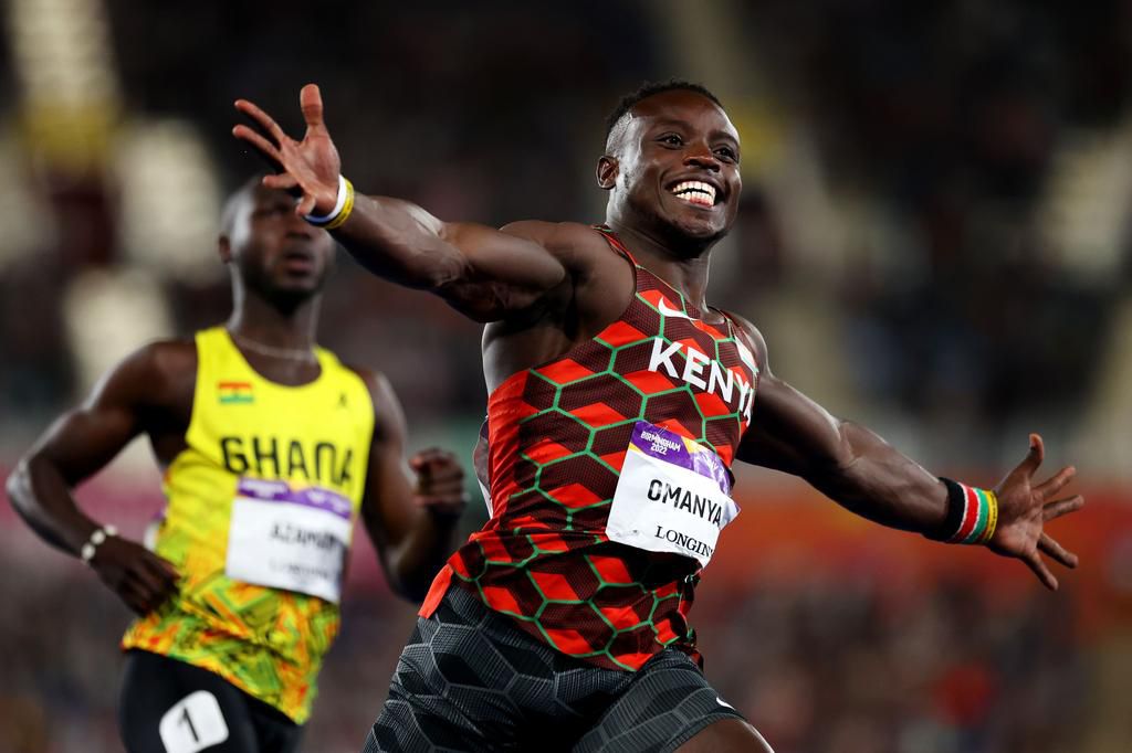 Omanyala wins Kenya's first Commonwealth 100m title in 60yrs