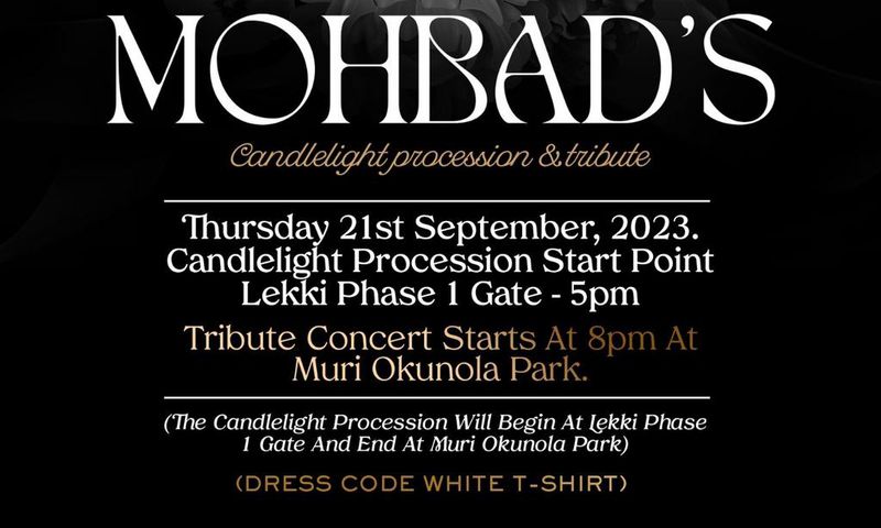 The flier containing the arrangements [Twitter/iammohbad_]