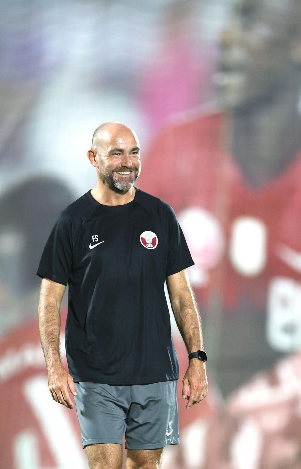 Qatar coach Félix Sánchez Qatar