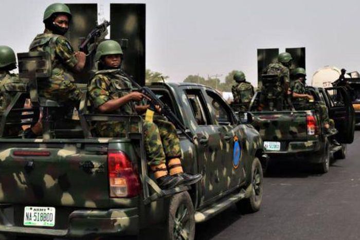 Nigerian soldiers are the backbone of the ECOMOG forces. [BBC]