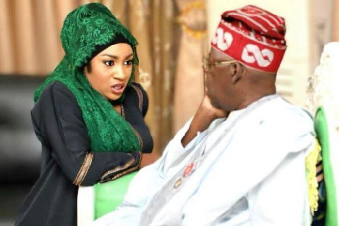 The suspended Minister of Humanitarian Affairs and Poverty Alleviation, Betta Edu and President Bola Tinubu. [Politics In Nigeria]