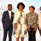L-R: Brand Manager, Sunlight, Unilever Nigeria, Kolade Oluwapelumi; Founder, OSC Group, Sola Babatunde; Brand Manager, OMO, Unilever Nigeria, Chinonyerem Opara, and Category Manager, Homecare, Unilever Nigeria, Oladapo Oshuntoye during the SHF Prism by...