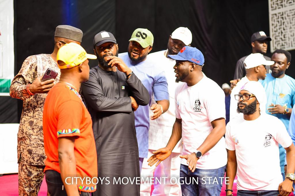 Seyi Tinubu joins Ogun youths' final City Boy Movement campaign in Abeokuta.