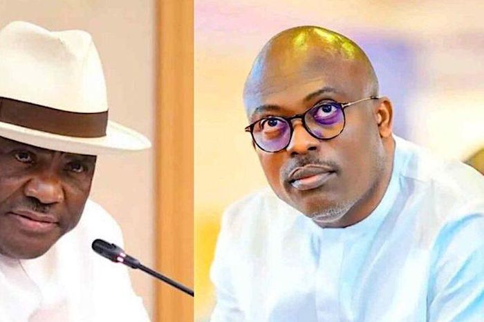 Nyesom Wike and Rivers State Governor, Governor Siminalayi Fubara [Premium Times]