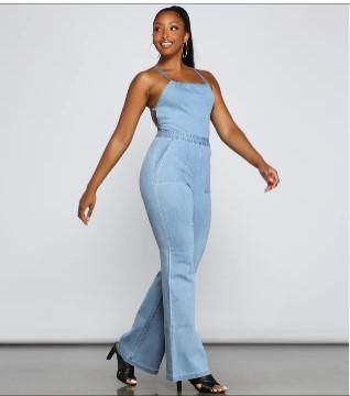 jeans jumpsuit