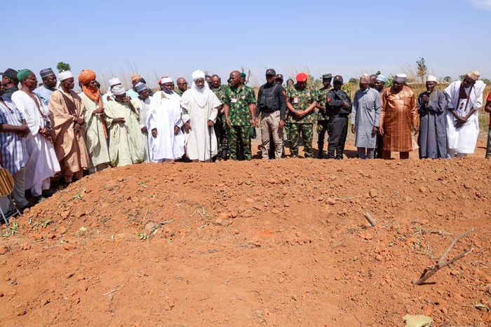 Victims of Kaduna village bombing get mass burial. [Punch]