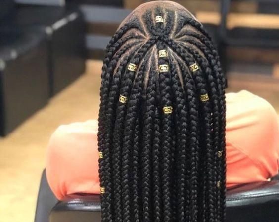 accessories on braids