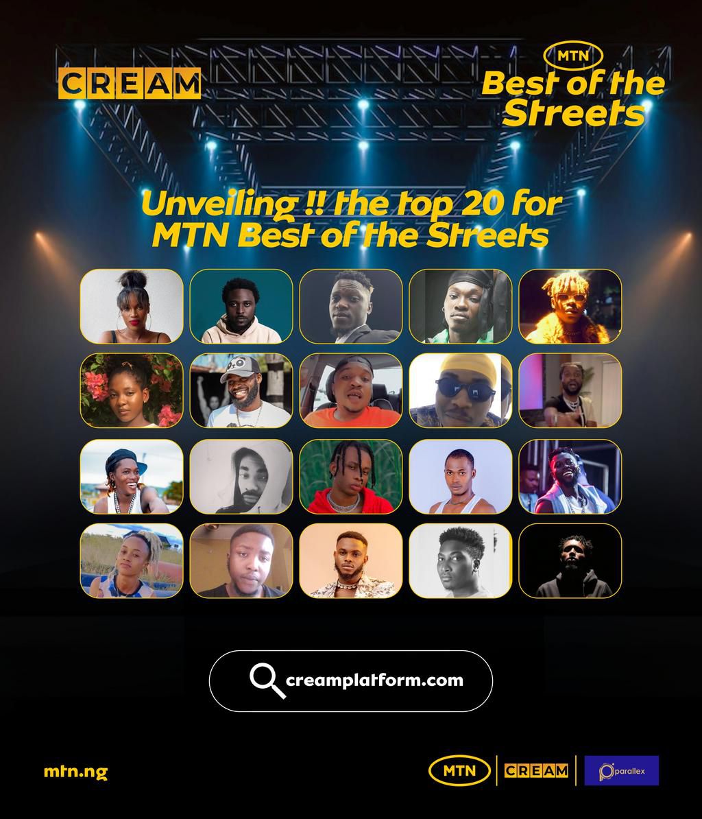 ₦50 million up for grabs as MTN Best of the Streets unveils top 20