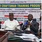 Permanent Secretary, Office of Works, Lagos State Ministry of Works and Infrastructure, Mr Adebayo Odusaya; Permanent Secretary Ministry of Housing, Mr.Kamar Olowoshago and Permanent Secretary, Ministry of Information, Mr Olumide Sogunle during a press...