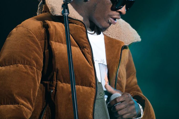 Young Thug during a past performance [Image: Frank Schwichtenberg]