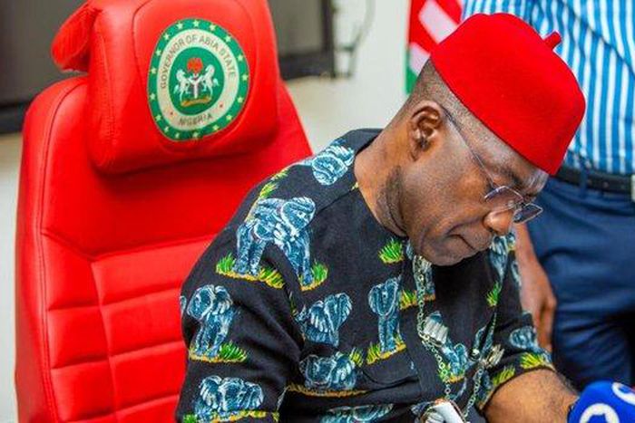 Governor Alex Otti of Abia assenting to the N567.2bn  Appropriation Bill for 2024 [NAN]