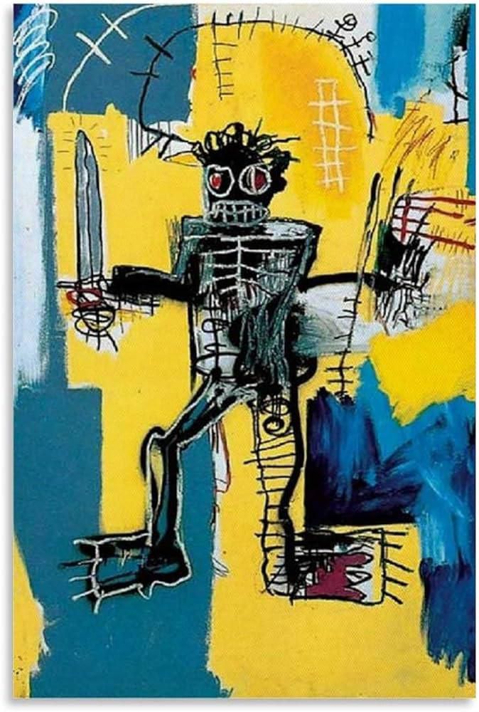 Michel Basquiat Warrior painting [AmazonUK]