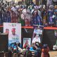 Wife of the President, Mrs Aisha Buhari flags off APC women presidential campaign in Kawar.