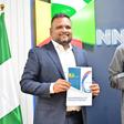 The Managing Director and CEO of Indorama, Manish Mundra and NNPC Ltd GCEO, Malam Mele Kyari, at the MoU signing on Saturday. [Twitter:@nnpclimited]