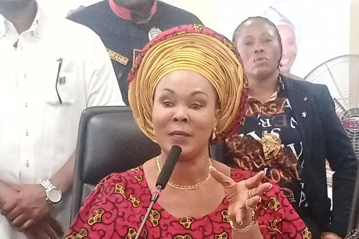 Minister of Women Affairs Uju Kennedy-Ohanenye. [Voice of Nigeria]