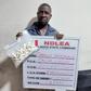Drug Lord intercepted with 93 wraps of cocaine. [NDLEA]