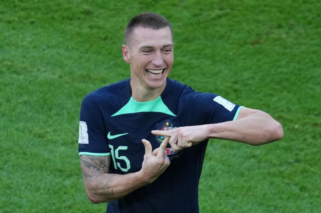 The man whose goal may have eliminated Tunisia, Mitchell Duke.