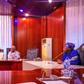 President Bola Tinubu and Senate President, Godswill Akpabio and other principal officers of the National Assembly. [Presidency]